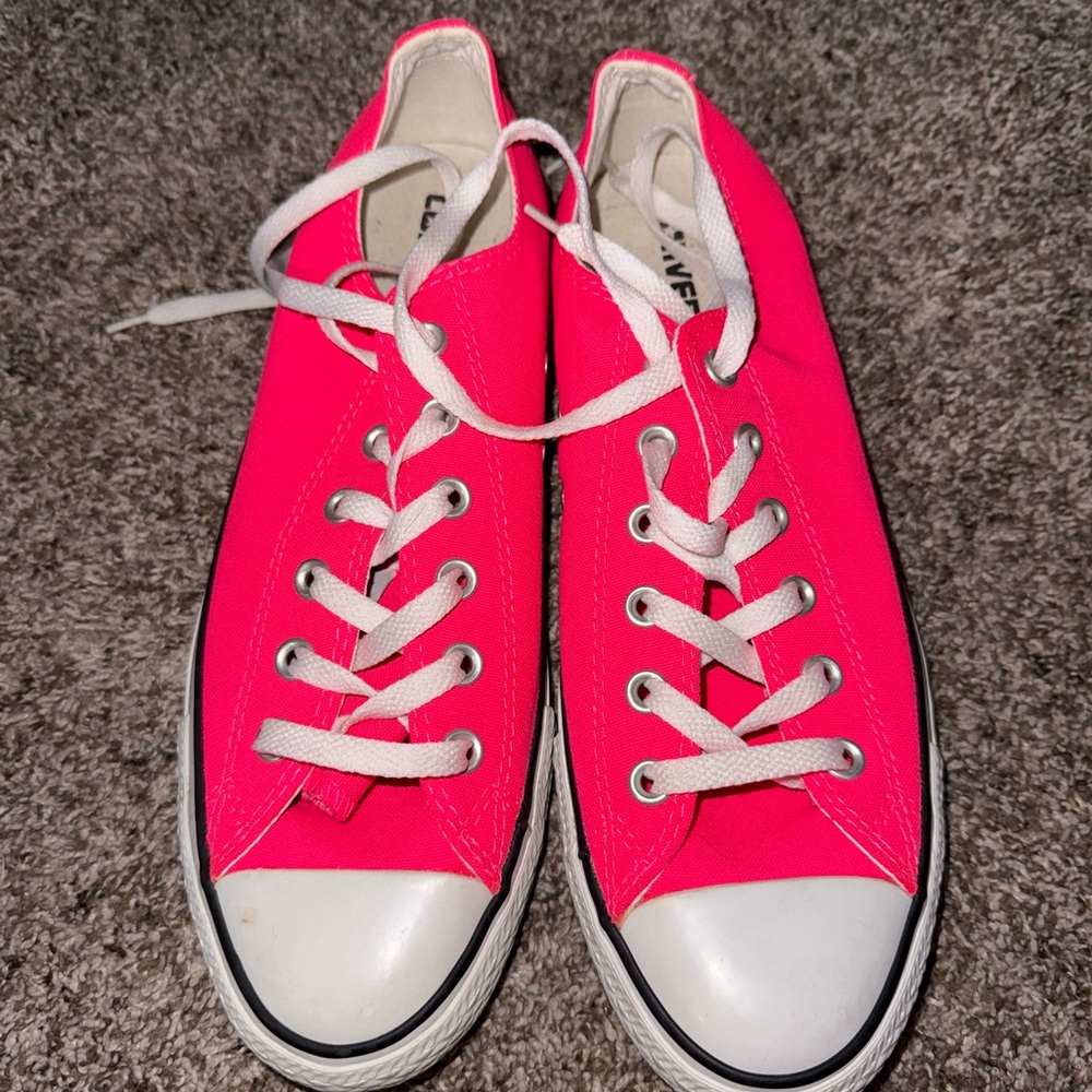 Bright Pink Converse